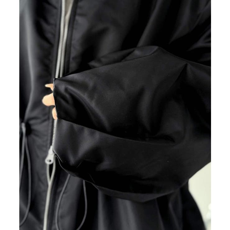 華奢見えボリュームアウター♪衿リブウエストドロストバルーンパディングコート | Classical Elf  | 詳細画像26 