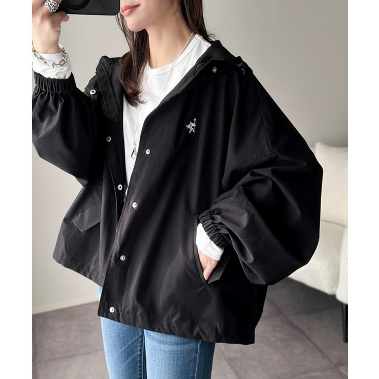 大人の抜け感。ボリュームスリーブ ショート丈 マウンテンパーカー | Classical Elf  | 詳細画像15 