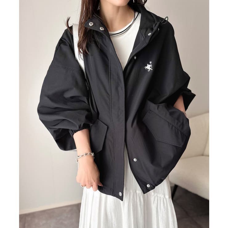 大人の抜け感。ボリュームスリーブ ショート丈 マウンテンパーカー | Classical Elf  | 詳細画像17 