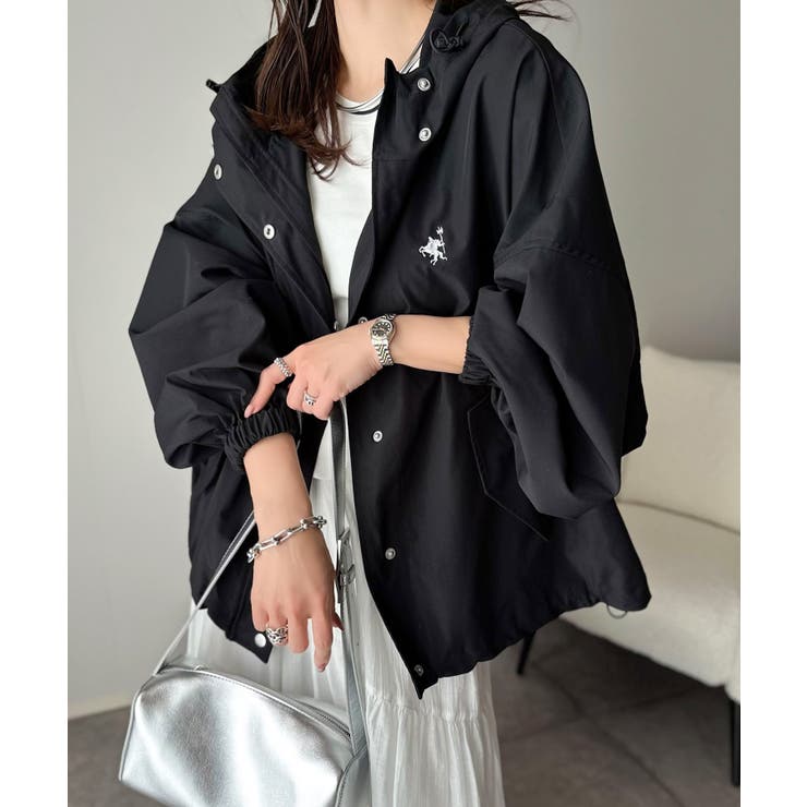 大人の抜け感。ボリュームスリーブ ショート丈 マウンテンパーカー | Classical Elf  | 詳細画像20 