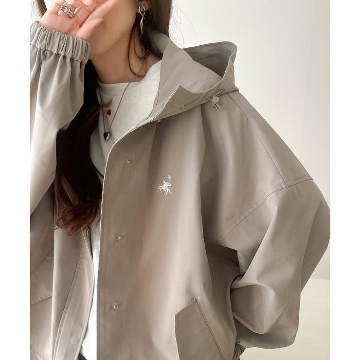 大人の抜け感。ボリュームスリーブ ショート丈 マウンテンパーカー | Classical Elf  | 詳細画像22 