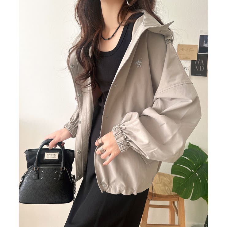 大人の抜け感。ボリュームスリーブ ショート丈 マウンテンパーカー | Classical Elf  | 詳細画像27 