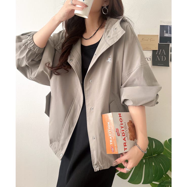 大人の抜け感。ボリュームスリーブ ショート丈 マウンテンパーカー | Classical Elf  | 詳細画像28 