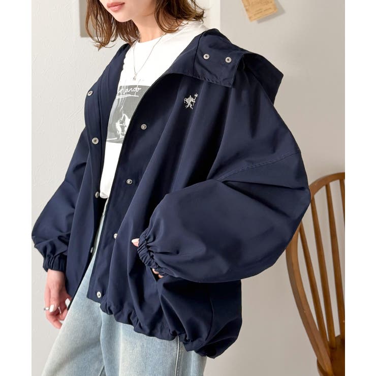 大人の抜け感。ボリュームスリーブ ショート丈 マウンテンパーカー | Classical Elf  | 詳細画像33 