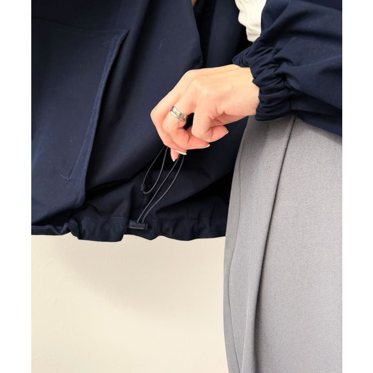 大人の抜け感。ボリュームスリーブ ショート丈 マウンテンパーカー | Classical Elf  | 詳細画像45 