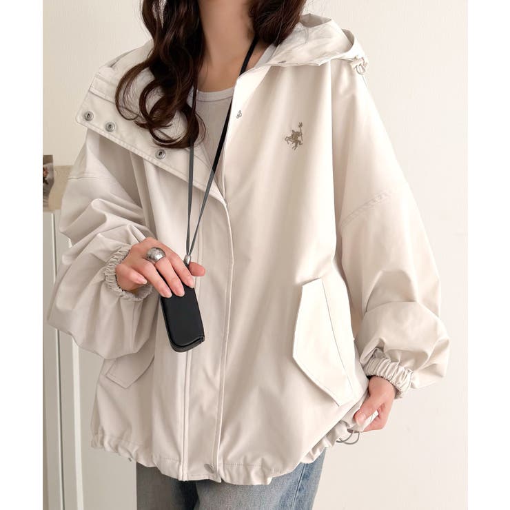 大人の抜け感。ボリュームスリーブ ショート丈 マウンテンパーカー | Classical Elf  | 詳細画像3 