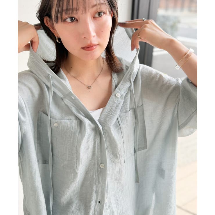 【接触冷感機能付き】冷房 日焼け対策にも♪風をまとって、軽やかに。ダブルポケット… | Classical Elf  | 詳細画像36 