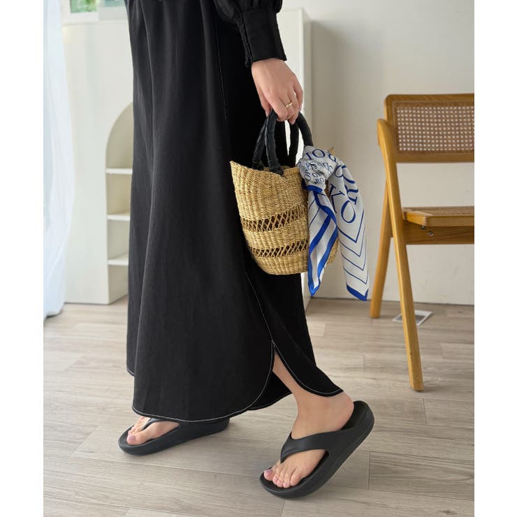 【防シワ機能付き】主役級！さらりと着られるシンプル派のためのノーカラー袖ボリュー… | Classical Elf  | 詳細画像32 