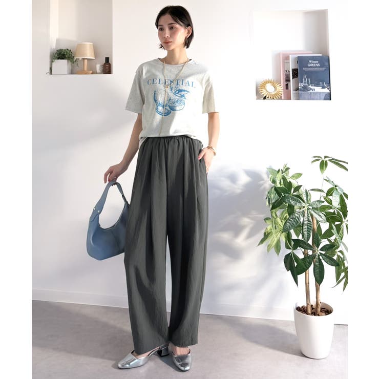 【接触冷感機能付き】穿いた瞬間、-3度。イージータックコクーンパンツ | Classical Elf  | 詳細画像21 
