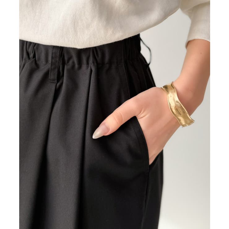 ゆるく、美しく、すらり整う。ボリュームギャザーイージータックパンツ(ウエストゴム… | Classical Elf  | 詳細画像29 