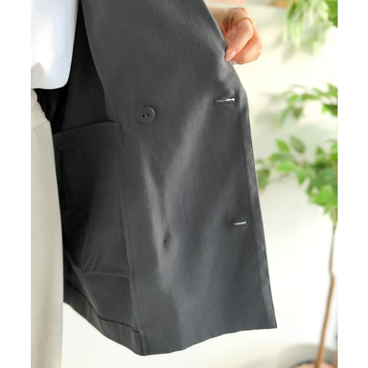 きちんと感も、抜け感も。夏に着られるテーラード。ショートスリーブオーバーサイズジ… | Classical Elf  | 詳細画像45 