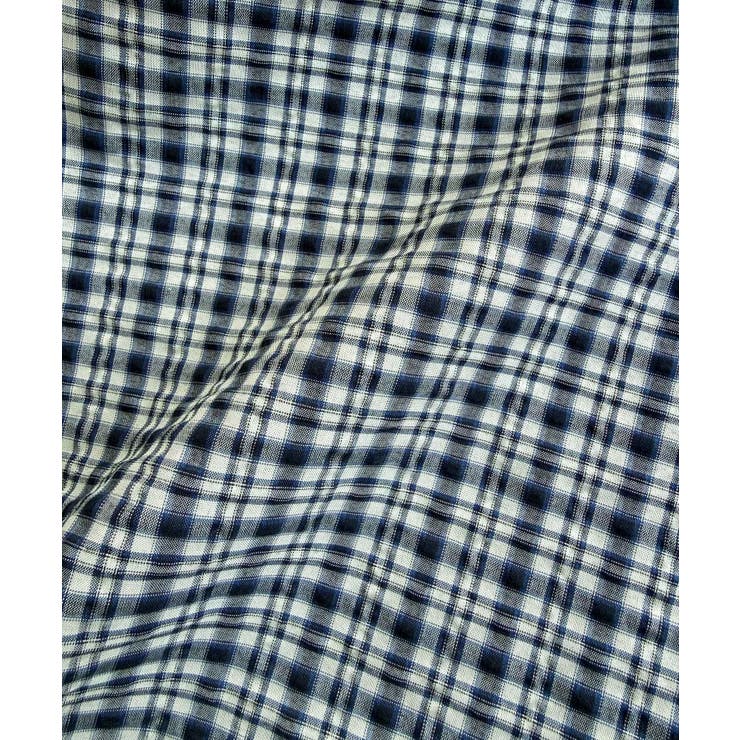 履くだけでお洒落見え。涼しげ素材で魅せる。サッカーチェックタックワイドパンツ | Classical Elf  | 詳細画像44 