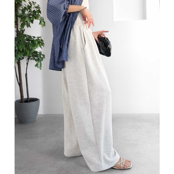 きれいめに穿ける。ダンボール素材オーバーサイズ２タックイージーパンツ（ワイド） | Classical Elf  | 詳細画像19 