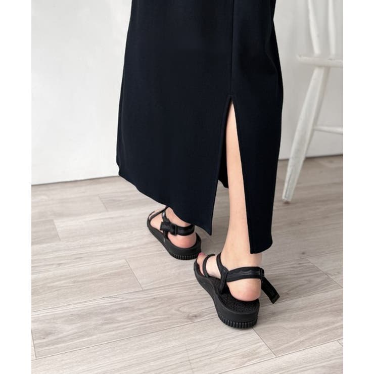 綿100% さらりと上品にきまる。袖タックラグラン半袖ワンピース（ロング丈） | Classical Elf  | 詳細画像26 