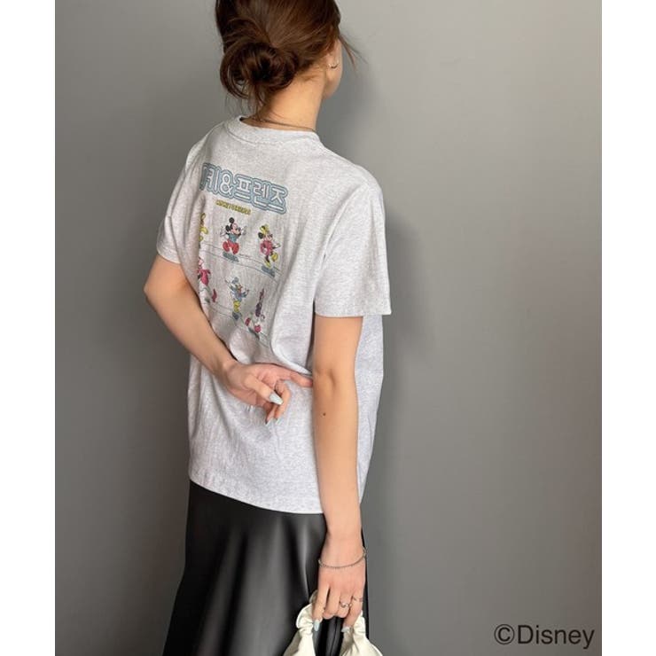 韓国風が今っぽい。ディズニーキャラクターデザイン半袖Tシャツ | Classical Elf  | 詳細画像7 