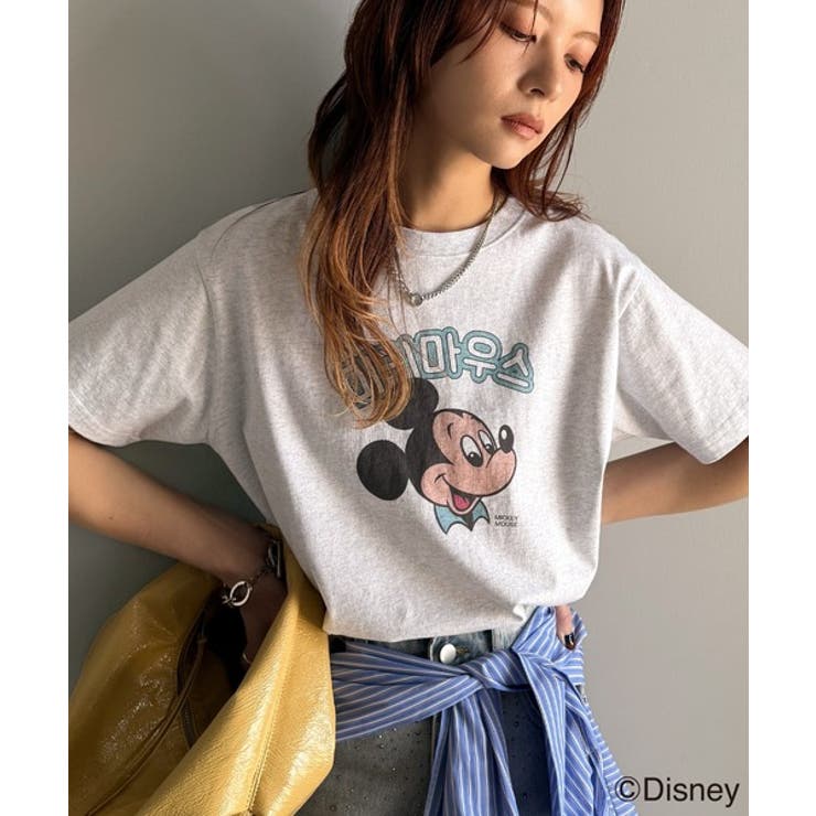 韓国風が今っぽい。ディズニーキャラクターデザイン半袖Tシャツ | Classical Elf  | 詳細画像15 