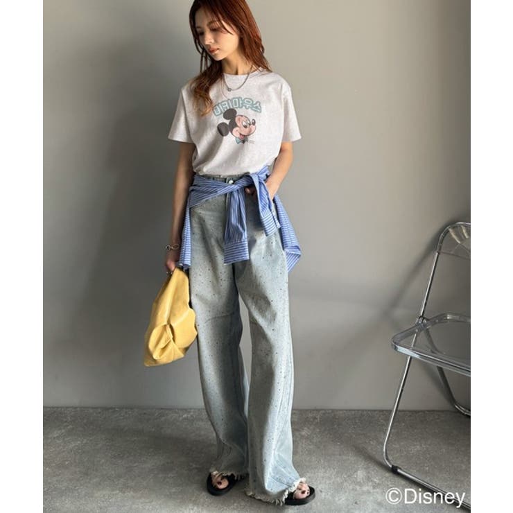 韓国風が今っぽい。ディズニーキャラクターデザイン半袖Tシャツ | Classical Elf  | 詳細画像17 