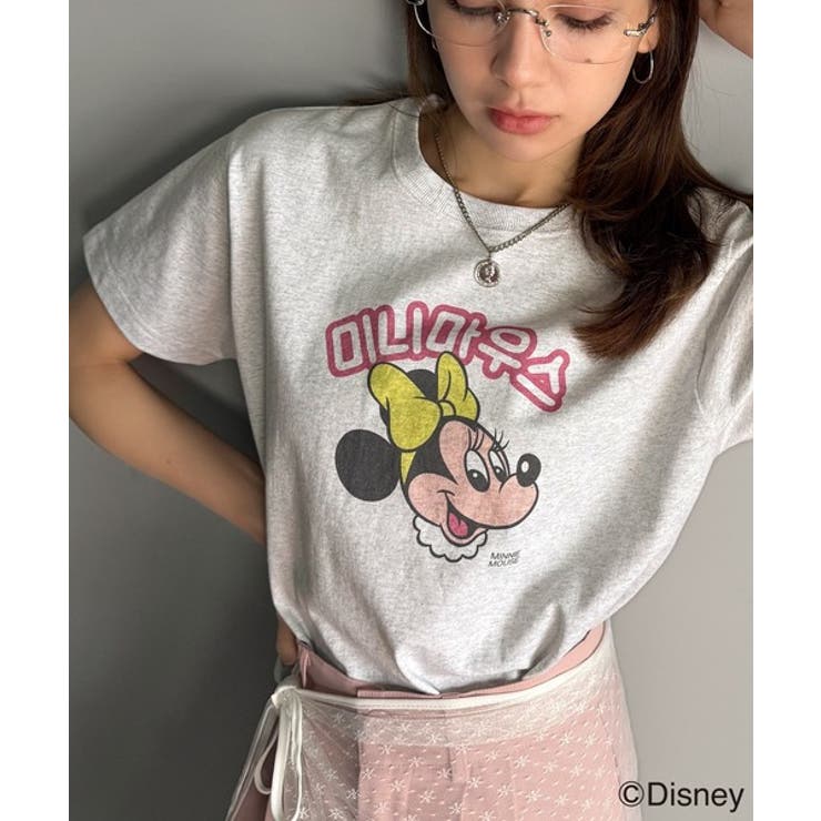 韓国風が今っぽい。ディズニーキャラクターデザイン半袖Tシャツ | Classical Elf  | 詳細画像19 