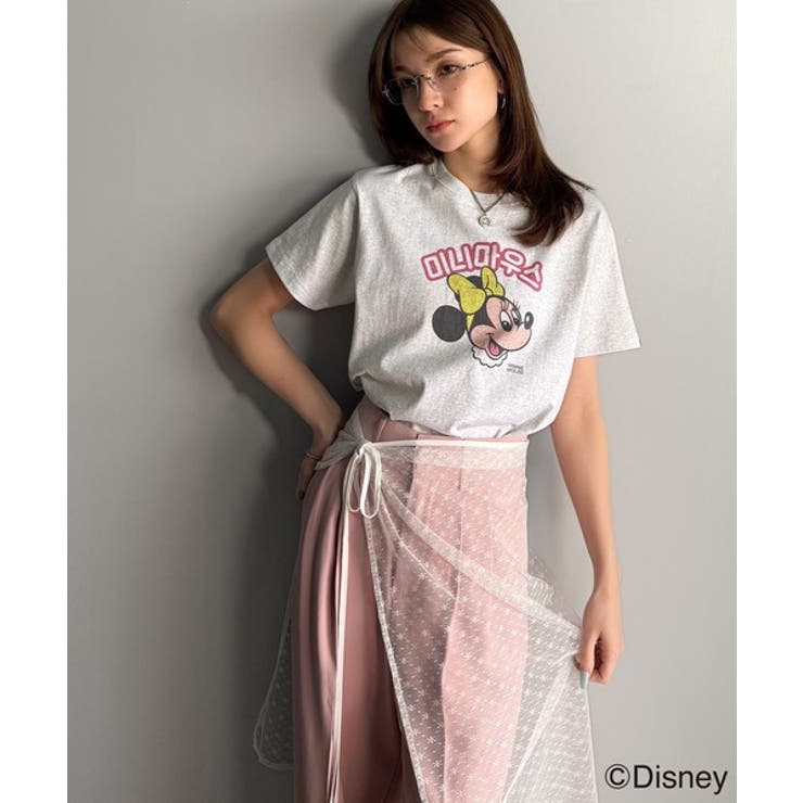 韓国風が今っぽい。ディズニーキャラクターデザイン半袖Tシャツ | Classical Elf  | 詳細画像20 