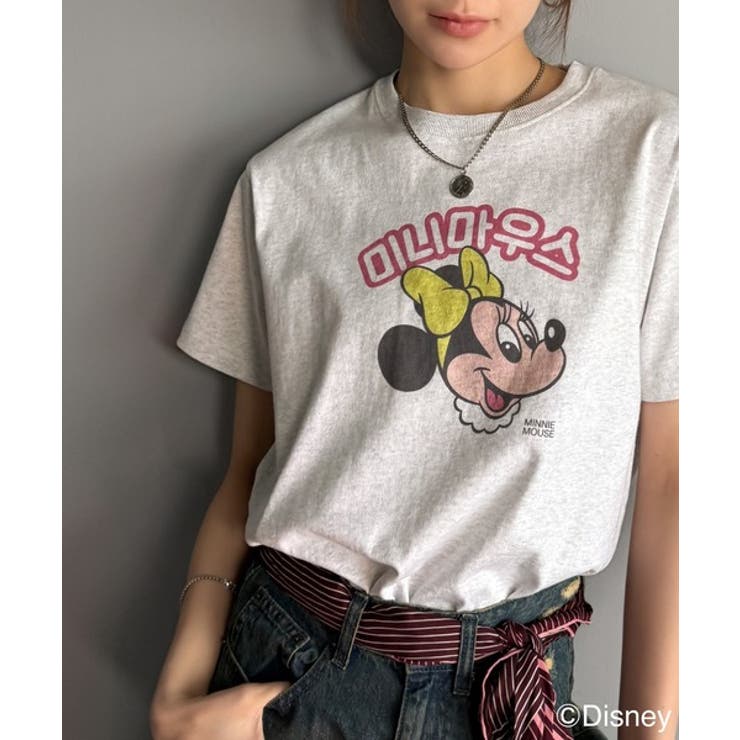 韓国風が今っぽい。ディズニーキャラクターデザイン半袖Tシャツ | Classical Elf  | 詳細画像25 