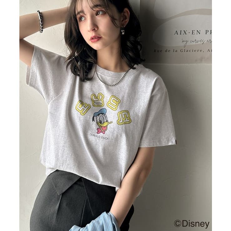 韓国風が今っぽい。ディズニーキャラクターデザイン半袖Tシャツ | Classical Elf  | 詳細画像34 