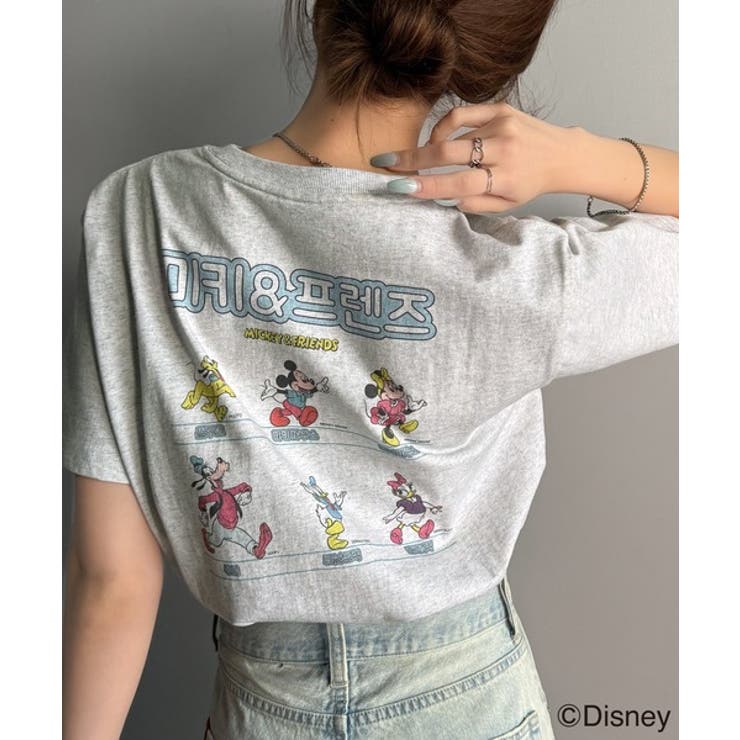 韓国風が今っぽい。ディズニーキャラクターデザイン半袖Tシャツ | Classical Elf  | 詳細画像2 