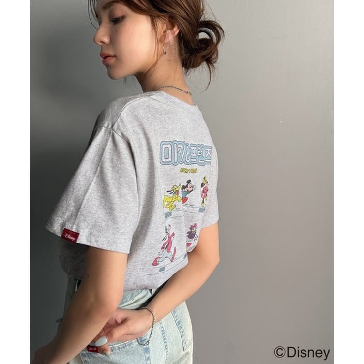 韓国風が今っぽい。ディズニーキャラクターデザイン半袖Tシャツ | Classical Elf  | 詳細画像3 