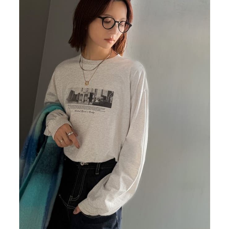 一枚でも、レイヤードでも。モードな雰囲気で魅せる綿100％モノクロフォトプリント… | Classical Elf  | 詳細画像28 