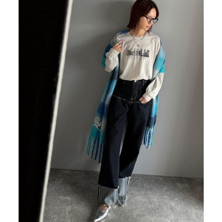 一枚でも、レイヤードでも。モードな雰囲気で魅せる綿100％モノクロフォトプリント… | Classical Elf  | 詳細画像31 