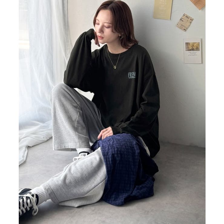 纏うだけで、洒落感アップデート◎綿100％ニュースペーパーロゴプリントオーバーサ… | Classical Elf  | 詳細画像27 