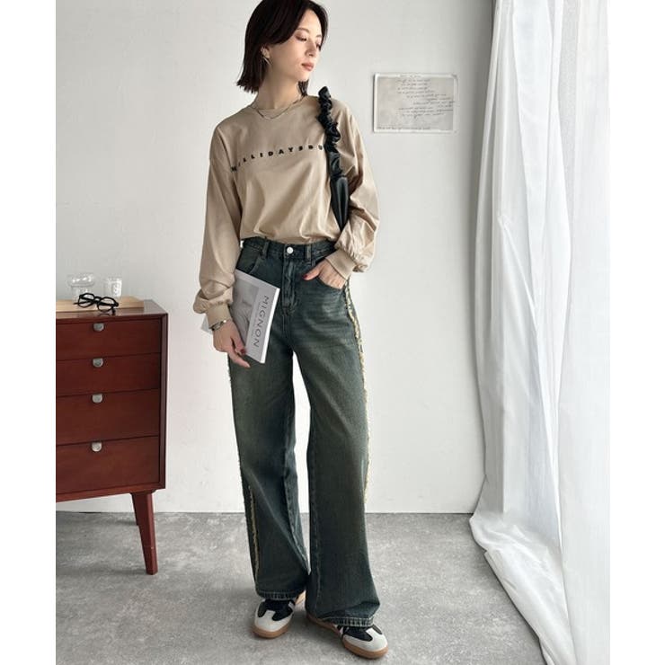 大人の上品カジュアルを楽しむ。ゆったりシルエット 綿100％シルケット風シンプル… | Classical Elf  | 詳細画像37 