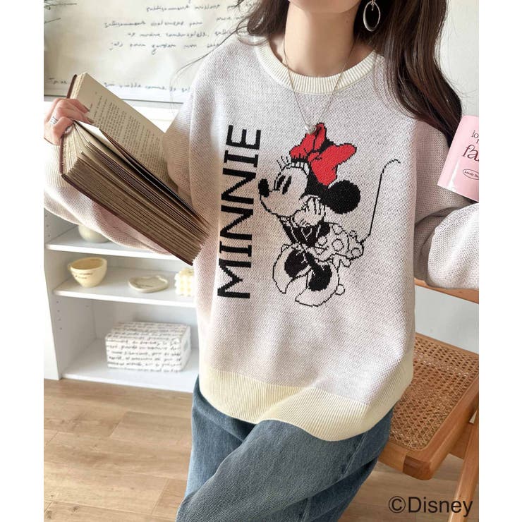 数量限定！存在感たっぷり、大人可愛い♪「ディズニー」「ミニー」ジャガードビッグシ… | Classical Elf  | 詳細画像8 