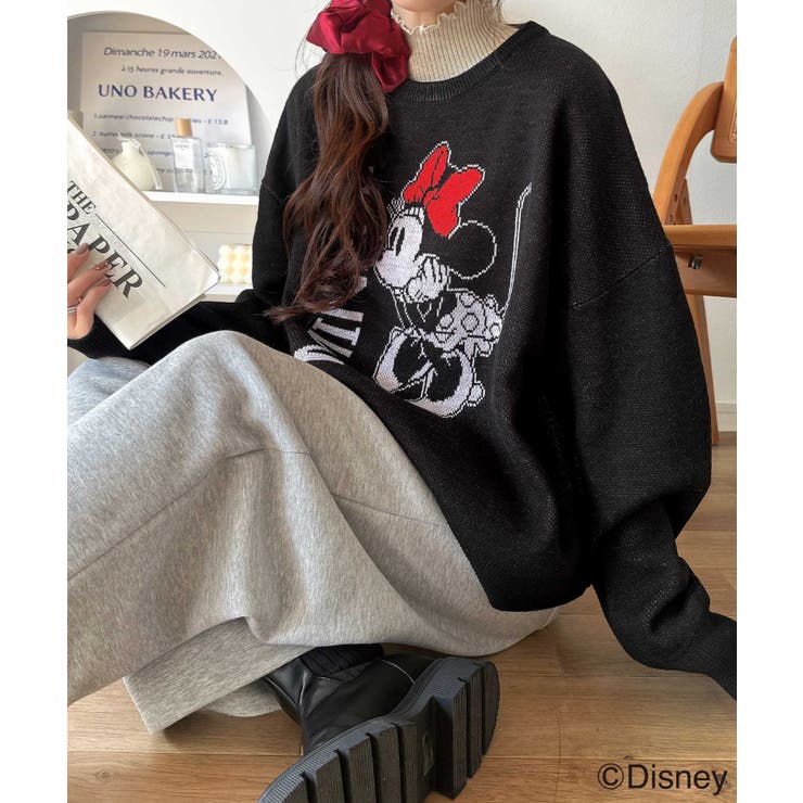 数量限定！存在感たっぷり、大人可愛い♪「ディズニー」「ミニー」ジャガードビッグシ… | Classical Elf  | 詳細画像11 