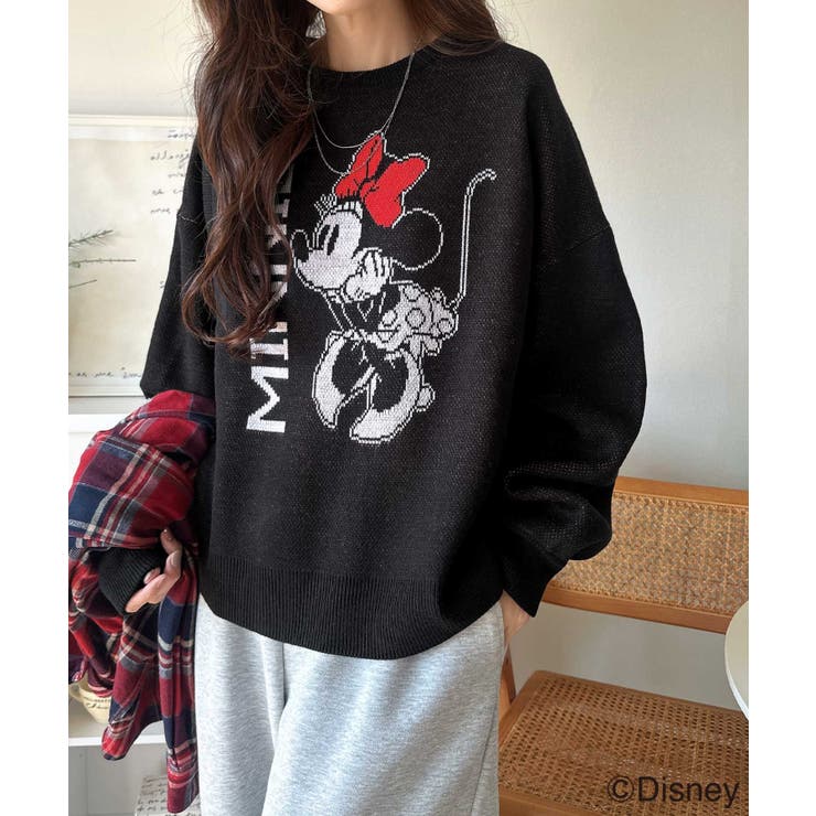 数量限定！存在感たっぷり、大人可愛い♪「ディズニー」「ミニー」ジャガードビッグシ… | Classical Elf  | 詳細画像14 