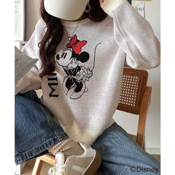数量限定！存在感たっぷり、大人可愛い♪「ディズニー」「ミニー」ジャガードビッグシ… | Classical Elf  | 詳細画像2 