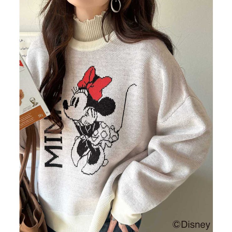 数量限定！存在感たっぷり、大人可愛い♪「ディズニー」「ミニー」ジャガードビッグシ… | Classical Elf  | 詳細画像3 