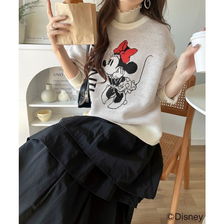 数量限定！存在感たっぷり、大人可愛い♪「ディズニー」「ミニー」ジャガードビッグシ… | Classical Elf  | 詳細画像6 