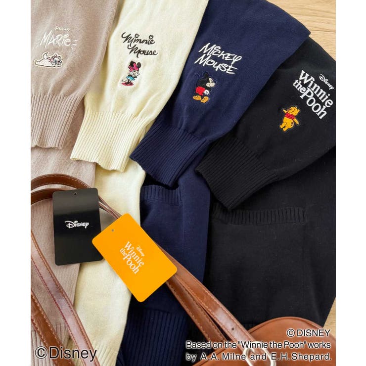 数量限定！リンクコーデも楽しめる♪綿100%「ディズニー」袖刺繍カーディガン | Classical Elf  | 詳細画像42 