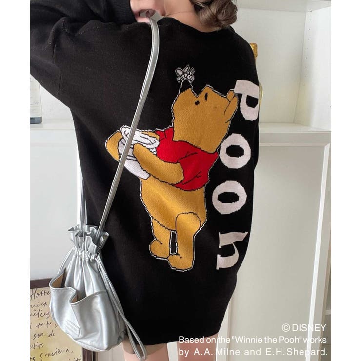 数量限定！後姿にきゅん♪ゆるっと着こなせる。ディズニー「プー」バックジャガードビ… | Classical Elf  | 詳細画像17 