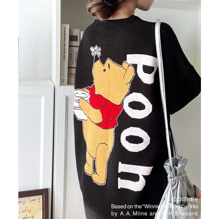 数量限定！後姿にきゅん♪ゆるっと着こなせる。ディズニー「プー」バックジャガードビ… | Classical Elf  | 詳細画像20 
