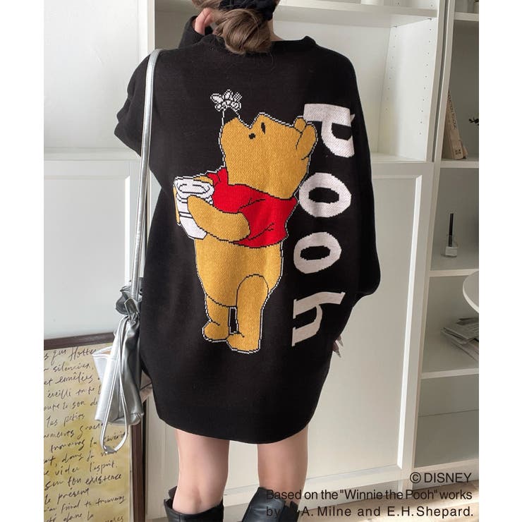 数量限定！後姿にきゅん♪ゆるっと着こなせる。ディズニー「プー」バックジャガードビ… | Classical Elf  | 詳細画像21 