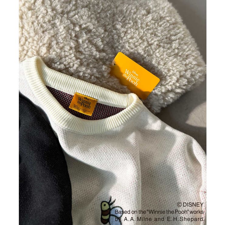 数量限定！後姿にきゅん♪ゆるっと着こなせる。ディズニー「プー」バックジャガードビ… | Classical Elf  | 詳細画像24 