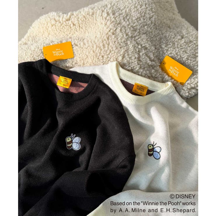 数量限定！後姿にきゅん♪ゆるっと着こなせる。ディズニー「プー」バックジャガードビ… | Classical Elf  | 詳細画像25 