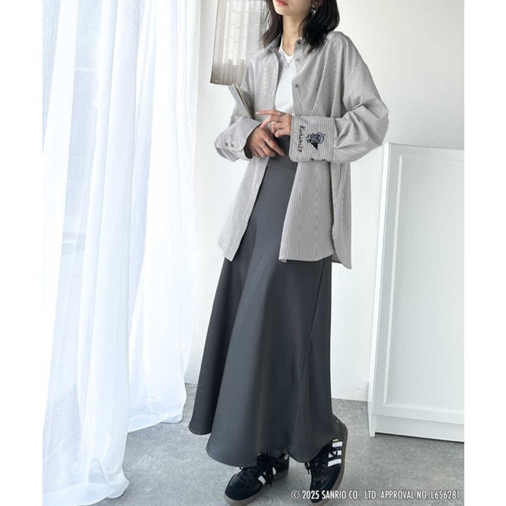 可愛さ100％！ランダム刺繍ストライプシャツ | Classical Elf  | 詳細画像24 