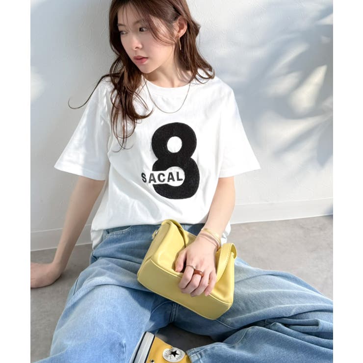 オフホワイト×B8 | 【前後2way】快適素材、立体刺繍がアクセントに♪綿100％デザインナンバリング… | Classical Elf 