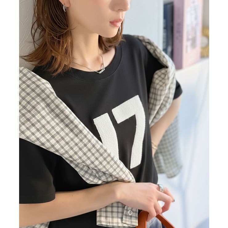 ブラック×C17 | 【前後2way】快適素材、立体刺繍がアクセントに♪綿100％デザインナンバリング… | Classical Elf 