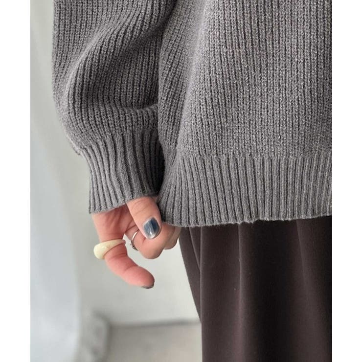 ヘルシーな肌見せで上品さを演出♪2way仕様の万能深Uニットカーディガン | Classical Elf  | 詳細画像62 