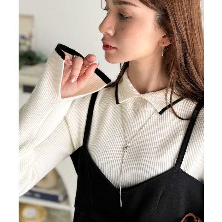 【おまとめ専用】LE LUCO PARIS バッグ＋エブリデイアイライク ニット daaco×クラシカルエルフコラボ》スタイリングが一気に垢抜ける。上品