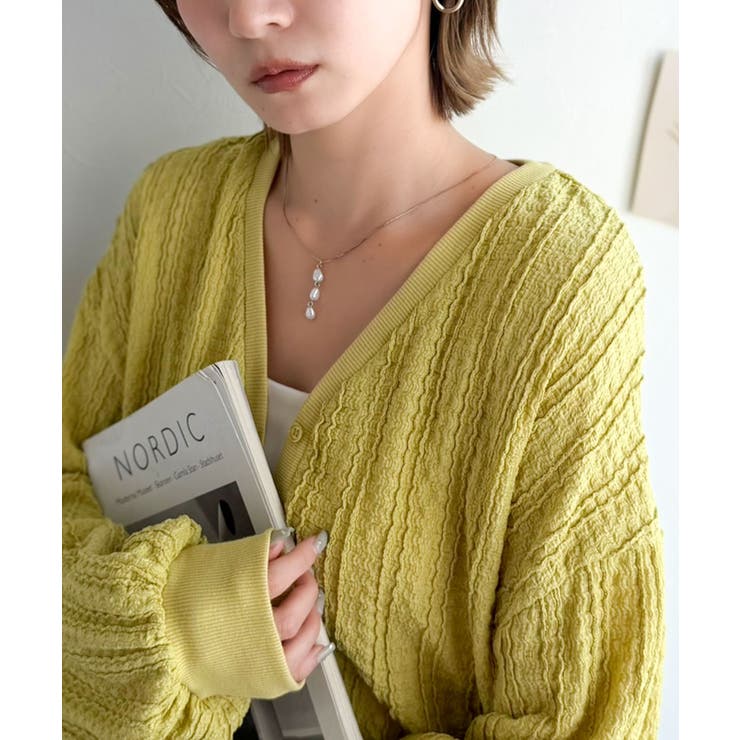 こんなの欲しかった！を叶える一着。羽織りやすくて、主役級。フリルジャガードVネッ… | Classical Elf  | 詳細画像37 
