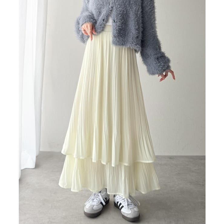 ゆらりシルエットなびく。プリーツシアーティアードスカート | Classical Elf  | 詳細画像4 